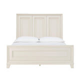 Montauk Weathered White Queen Panel Bed