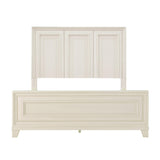 Montauk Weathered White Queen Panel Bed