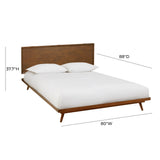 Emery Pecan King Bed