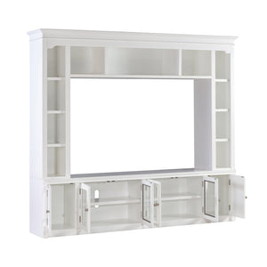 Virginia White Entertainment Center for TVs up to 75" White REN-E1035-97-ENT