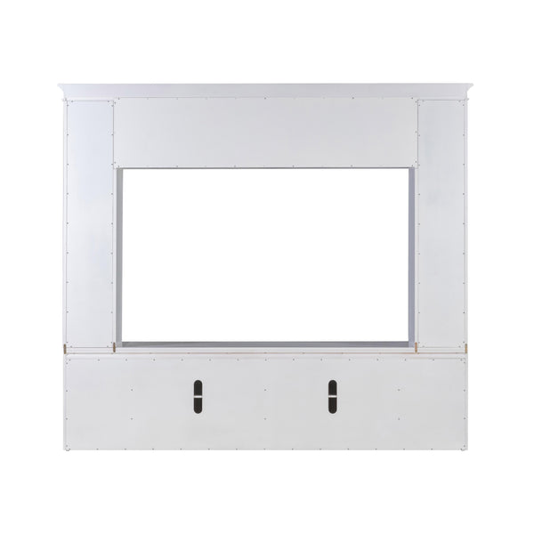 Virginia White Entertainment Center for TVs up to 75" White REN-E1035-97-ENT