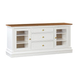 TOV Furniture Hudson Entertainment Console White 68.38"W x 19.25"D x 31"H