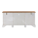 TOV Furniture Hudson Entertainment Console White 68.38"W x 19.25"D x 31"H