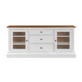 TOV Furniture Hudson Entertainment Console White 68.38"W x 19.25"D x 31"H