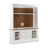 Hudson White Entertainment Center