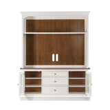 Hudson White Entertainment Center