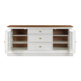 Hudson White Entertainment Center