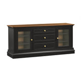 TOV Furniture Hudson Entertainment Console Charcoal 68.38"W x 19.25"D x 31"H