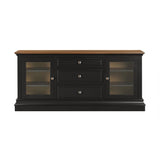 TOV Furniture Hudson Entertainment Console Charcoal 68.38"W x 19.25"D x 31"H