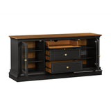 TOV Furniture Hudson Entertainment Console Charcoal 68.38"W x 19.25"D x 31"H