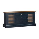 TOV Furniture Hudson Entertainment Console Blue 68.38"W x 19.25"D x 31"H