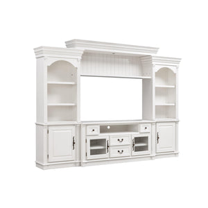 Newport  White Entertainment Center