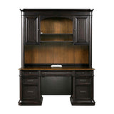 Roanoke Black Credenza & Hutch SET