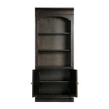 Roanoke Black Bookcase