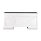 Roanoke White Executive Desk