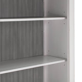 Roanoke White Bookcase