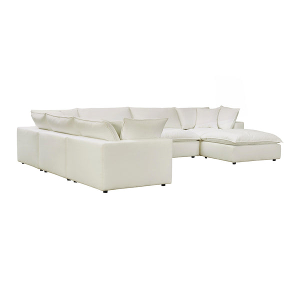 Cali Natural Modular Large Chaise Sectional