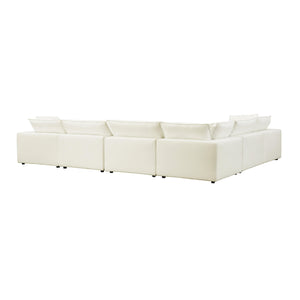 Cali Natural Modular Large Chaise Sectional