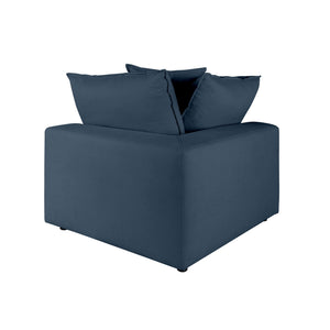 Cali Navy Corner Chair