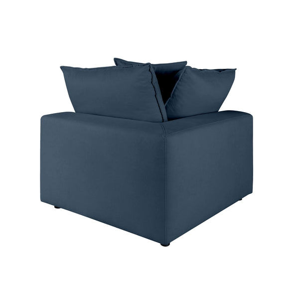 Cali Navy Corner Chair