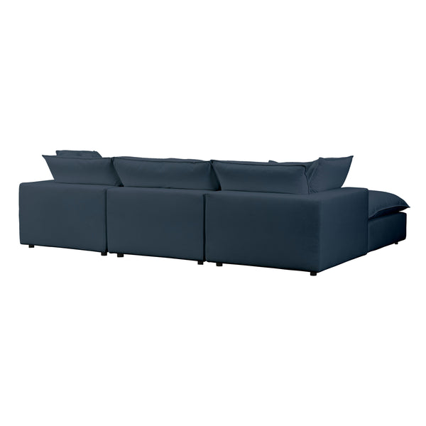 Cali Navy Modular 4 Piece Sectional