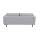 Cave Gray Tweed Loveseat