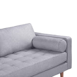 Cave Gray Tweed Loveseat