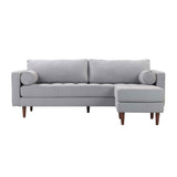 Cave Gray Tweed Sectional