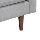 Cave Gray Tweed Sofa