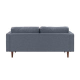 Cave Navy Tweed Loveseat