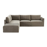 Willow Taupe Modular LAF Sectional