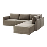 Willow Taupe Modular RAF Sectional