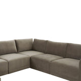 Willow Taupe Modular Large Chaise Sectional