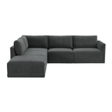 Willow Charcoal Modular LAF Sectional