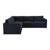 Willow Navy Modular L Sectional