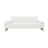 TOV Furniture Maeve Pearl Sofa White 91"W x 37.1"D x 32.25"H