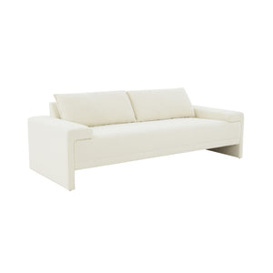 TOV Furniture Maeve Boucle Sofa Cream 91"W x 37.1"D x 32.25"H