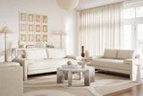 TOV Furniture Maeve Boucle Sofa Cream 91"W x 37.1"D x 32.25"H