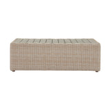 Cali Natural Wicker Outdoor Ottoman