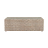 Cali Natural Wicker Outdoor Ottoman