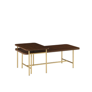 Walker Edison Reema Modern/Contemporary 2-Piece Modern Nesting Coffee Table REONCTDW