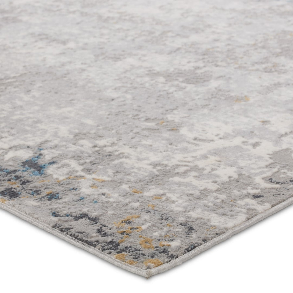 Jaipur Living Requiem Lancet REQ03 Powerloomed Machine Made Indoor Modern Rug Silver 9' x 12'