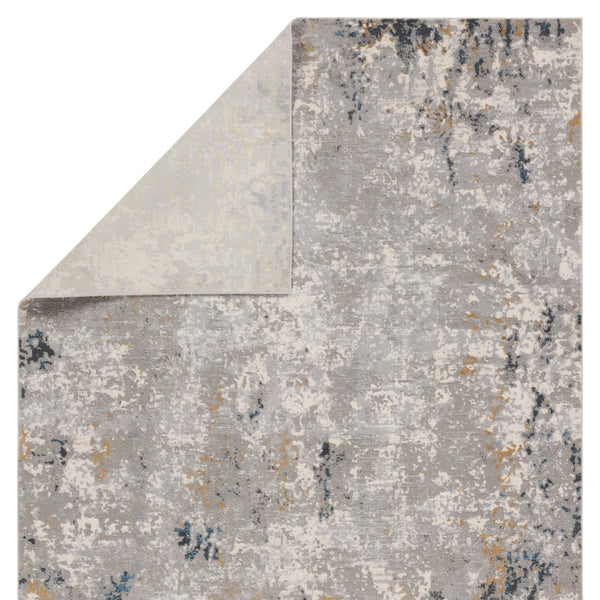 Jaipur Living Requiem Lancet REQ03 Powerloomed Machine Made Indoor Modern Rug Silver 9' x 12'