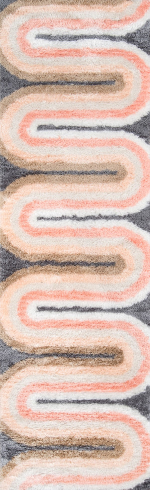 Momeni Novogratz Retro RET-2 Hand Tufted Modern Geometric Indoor Area Rug Multi 7'6" x 9'6" RETRORET-2PAS7696