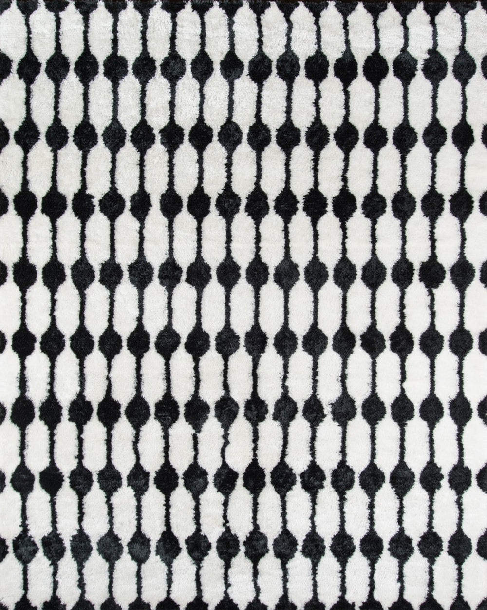 Momeni Novogratz Retro RET-4 Hand Tufted Modern Geometric Indoor Area Rug Black 7'6" x 9'6" RETRORET-4BLK7696