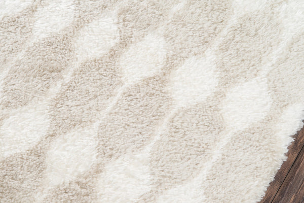 Momeni Novogratz Retro RET-4 Hand Tufted Modern Geometric Indoor Area Rug Taupe 7'6" x 9'6" RETRORET-4TAU7696