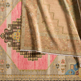 Jaipur Living Reza Lunja REZ02 Hand Knotted Handmade Indoor Persian Knot 4/25 Wl Southwestern Rug Blue 8' x 10'