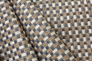 Simply Shade - Treasure Garden Outdoor Rug Cobblestone - Teak  5'3" x 7'4"