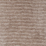 Chandra Rugs Rihanna 100% Polyester Hand-Woven Contemporary Shag Rug Tan/Beige 9' x 13'