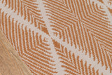 Momeni Erin Gates River RIV-1 Hand Woven Contemporary Geometric Indoor/Outdoor Area Rug Orange 8'6" x 11'6" RIVERRIV-1ORG86B6